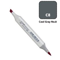 Caneta Marcador Copic Sketch Ponta Dupla Cor Cool Gray 8 Caneta Marcador Copic Sketch Ponta Dupla Cor Cool Gray 8