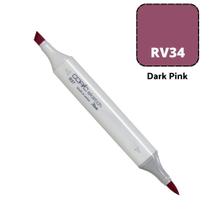 Caneta Marcador Copic Sketch Ponta Dupla Cor Dark Pink