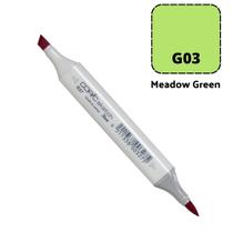 Caneta Marcador Copic Sketch Ponta Dupla Cor Meadow Green Caneta Marcador Copic Sketch Ponta Dupla Cor Meadow Green