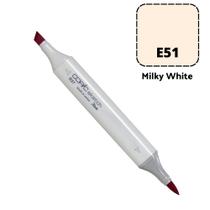 Caneta Marcador Copic Sketch Ponta Dupla Cor Milky White