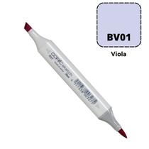 Caneta Marcador Copic Sketch Ponta Dupla Cor Viola