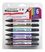 Caneta Marcador Letraset Tons Profundos Promarker