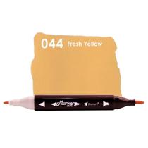 Caneta Marcador Marker Dual Ponta Dupla 44 Fresh Yellow Bismark