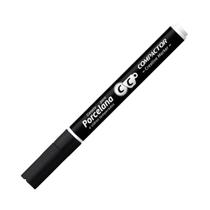 Caneta Marcador P/ Porcelana Creative Preto