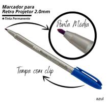 Caneta Marcador Para Retro Projetor Tinta Permanente Ponta 2.0mm Pilot Caneta Marcador Para Retro Projetor Tinta Permanente Ponta 2.0mm Pilot
