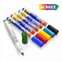 Caneta marcador para tecido acrilpen acrilex
