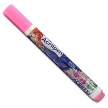 Caneta Marcador Para Tecido Acrilpen Cor Rosa