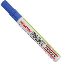 Caneta Marcador Permanente Paint 3.0 Azul 9904 Newpen