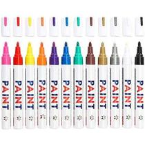 Caneta Marcador Permanente Paint Marker Para Borracha Vidro Plástico Unidade -
