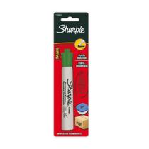 Caneta Marcador Permanente Ponta Chanfrada Shapie Tank Verde - Sharpie