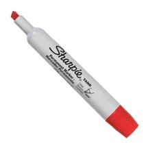 Caneta Marcador Permanente Ponta Chanfrada Shapie Tank Vermelha - Sharpie