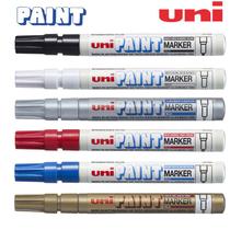 Caneta Marcador Permanente Uni Paint Marker Px21 C/ 6 Cores
