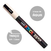 Caneta Marcador Uni Posca PC-3M Uniball Beige