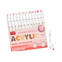 Caneta Marcadora Acrílica Impermeável Para Pintura E Desenho Estudantil, Caneta Líquida Reta Para