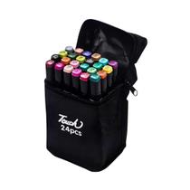 Caneta Marcadora De Cabeça Dupla Conjunto Especial De Canetas Aquarela Para Crianças 24 Peças Caneta Marcadora De Cabeça Dupla Conjunto Especial De Canetas Aquarela Para Crianças 24 Peças