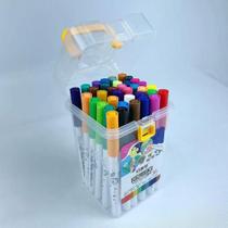 Caneta Marcadora Marca Texto Hidrocor Para Pintura De Arte Aquarela Material Escolar Modelo cores 36 Caneta Marcadora Marca Texto Hidrocor Para Pintura De Arte Aquarela Material Escolar Modelo cores 36