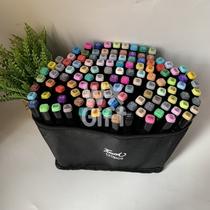 Caneta Marcadora Ponta Dupla TOUCH Estojo com 24/ 36/ 48/ 60/ 80/ 120 Cores - Weibo / WX Gift