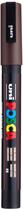 Caneta Marcadora Posca 3M Dark Brown para material de arte e material escolar Caneta Marcadora Posca 3M Dark Brown para material de arte e material escolar