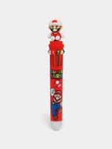 Caneta Mario Bross Kawaii 10 Cores Vibrantes e Design Encantador