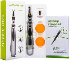 Caneta Massageadora Acupuntura 9 Intensidades Massager Pen - Maxtop