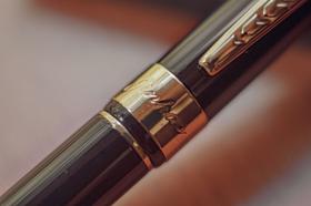 Caneta Metal Jinhão Esferográfica Preto Fosco