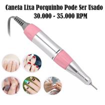 Caneta Motor Lixa Profissional Porquinho Unha Gel Nail Drill - GAROTA BONITA