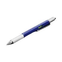 Caneta Multifuncional 7 Em 1 Com Régua, Chave De Fenda, Estilete, Nível De Bolha E Ferramenta