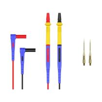 Caneta Multímetro De Aço Inoxidável Com Pontas Intercambiáveis, Conjunto De Sonda De Teste Macio Com
