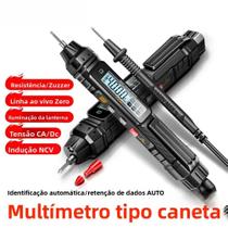 Caneta Multímetro Digital De 4000 Contagens Sem Contato AC DC Tensão Ohm Diodo Ferramenta De Teste