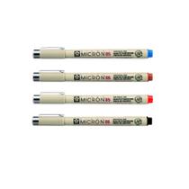 Caneta Nanquim Pigma Micron Sakura 0,5 Kit C/ 4 Cores Caneta Nanquim Pigma Micron Sakura 0,5 Kit C/ 4 Cores