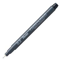 Caneta Nanquim Pointliner 0.2Mm Pentel Preta Unidade