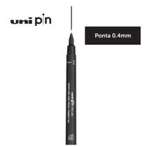 Caneta Nanquim Uni Pin Preto Várias Pontas