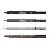 Caneta Nanquim Uni Pin Uni-ball 0.5 Kit C/ 4 Cores