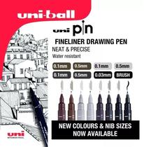 Caneta Nanquim Uni Pin Uni-ball Kit C/ 8 Novas Cores Caneta Nanquim Uni Pin Uni-ball Kit C/ 8 Novas Cores