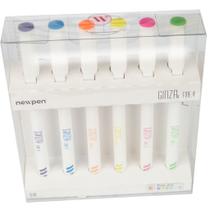 Caneta Newpen Ginza Fineliner 6 Cores - Pop Art Caneta Newpen Ginza Fineliner 6 Cores - Pop Art