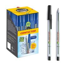 Caneta P/ Escritório Esferográfica Cor Preta Ponta Fina 0.7 Caneta P/ Escritório Esferográfica Cor Preta Ponta Fina 0.7