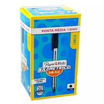 Caneta Paper Mate 1.0 Kilometrica 100 Média 50 Unidades Caneta Paper Mate 1.0 Kilometrica 100 Média 50 Unidades