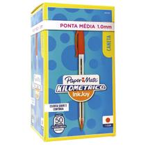 Caneta Paper Mate 1.0 Kilometrica 100 Média 50 Unidades Caneta Paper Mate 1.0 Kilometrica 100 Média 50 Unidades