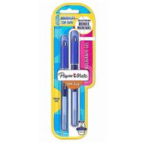 Caneta Paper Mate Inkjoy Gel Azul - Blister Com 2 Unidades