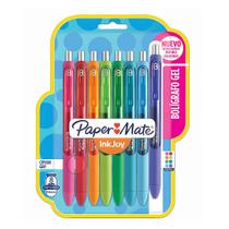 Caneta Paper Mate - Inkjoy Gel Rt - Blister Com 8 Unidades