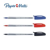 Caneta Papermate Km 100 1.0 Média Preta - 50 Unidades