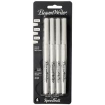 Caneta Para Caligrafia Speedball Elegant Write Preta 4 Ponta Caneta Para Caligrafia Speedball Elegant Write Preta 4 Ponta