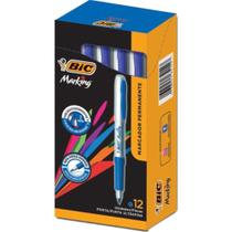 Caneta para CD 0,7 mm Marking Cd-Dvd Ultra Fina Azul 12un - Bic Caneta para CD 0,7 mm Marking Cd-Dvd Ultra Fina Azul 12un - Bic
