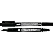 Caneta Para Cd 1.0Mm Mm100 Ponta Dupla Preto Cx Com 12 - GNA