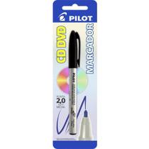 Caneta para CD 2.0MM Ponta Média Preta, Blister com 1 Unidade