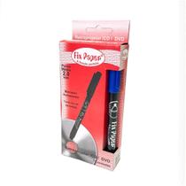 Caneta Para Cd Dvd e Retroprojetor Azul Caixa Com 12 Unidades Caneta Para Cd Dvd e Retroprojetor Azul Caixa Com 12 Unidades