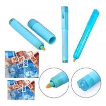 Caneta para detectar nota falsa