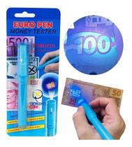 Caneta Para Identificar Notas Dinheiro Falsas Com Luz Uv - XF