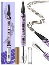 Caneta para sobrancelhas e gel para sobrancelhas iMethod 2 em 1 de ponta dupla