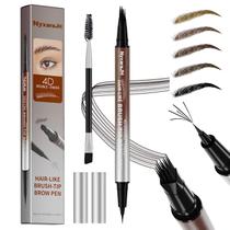Caneta para Sobrancelhas NyxaraJH 4D Dupla Face à Prova dÁgua Caneta para Sobrancelhas NyxaraJH 4D Dupla Face à Prova dÁgua